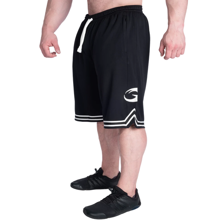 Basketball Iron Shorts 11.5”,  Black/White