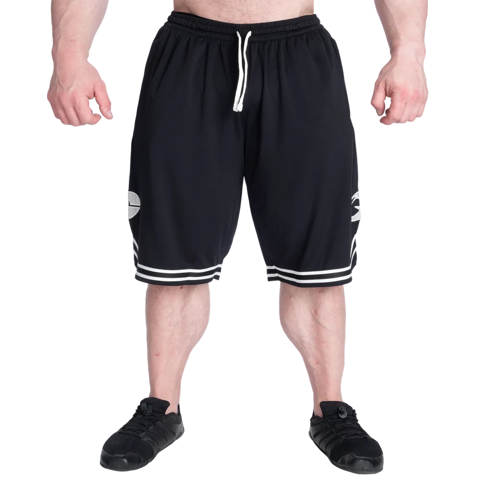 Basketball Iron Shorts 11.5”,  Black/White