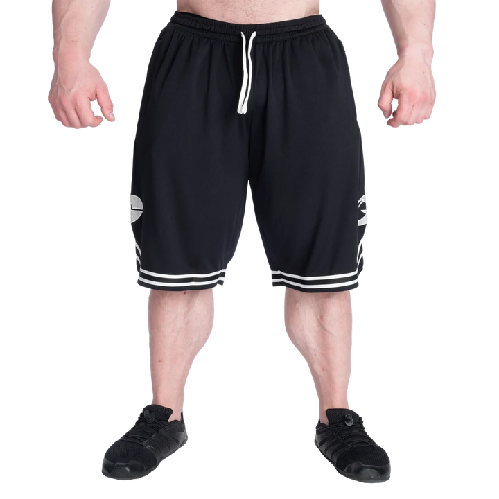 Basketball Iron Shorts 11.5”,  Black/White