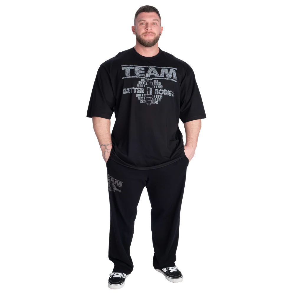 Team Pump Cover Iron Tee, Black/Grey