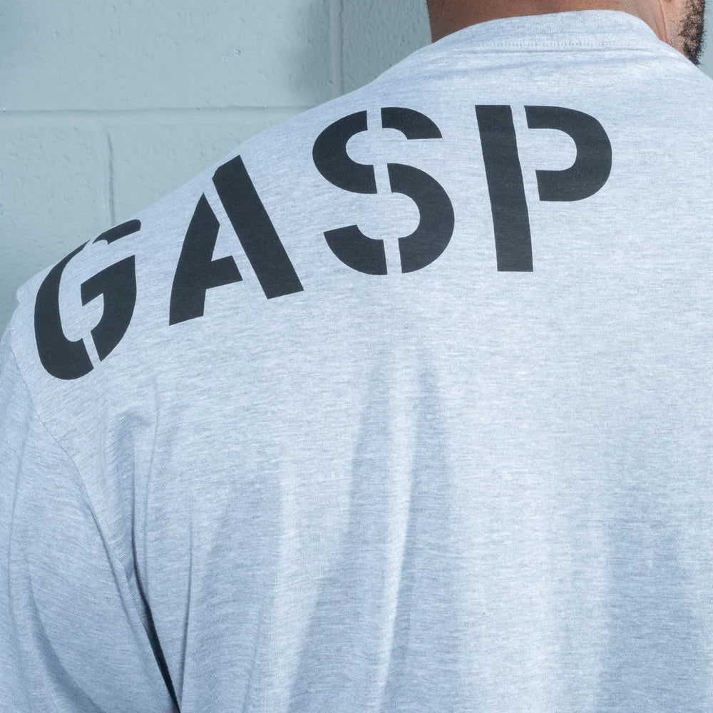 Division Iron Tee, Light Grey Melange