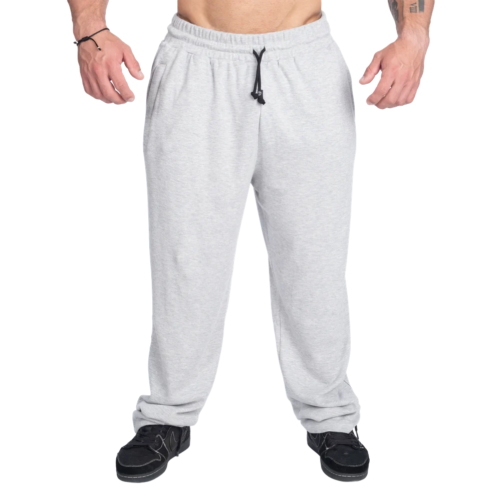 Old School Thermal Pant, Grey Melange