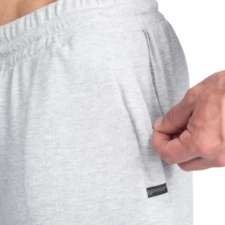 Old School Thermal Pant, Grey Melange