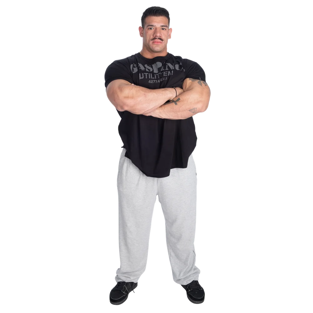 Old School Thermal Pant, Grey Melange