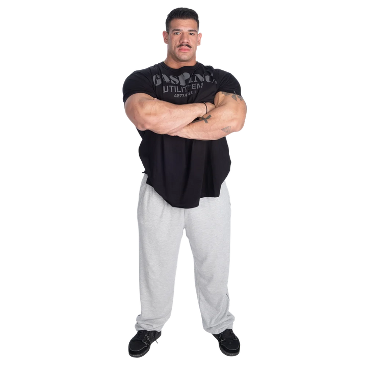 Old School Thermal Pant, Grey Melange