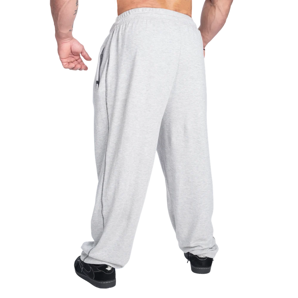 Old School Thermal Pant, Grey Melange