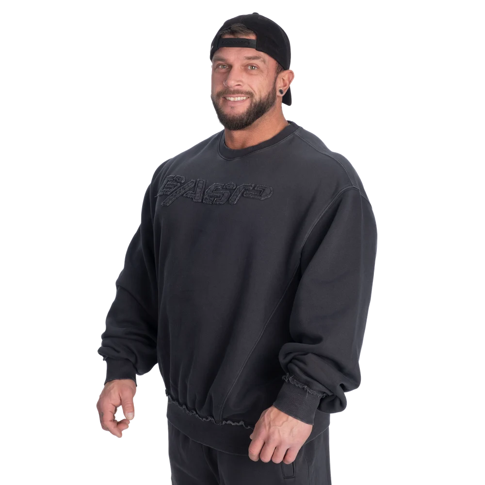Gasp Washed Sweater, Washed Black