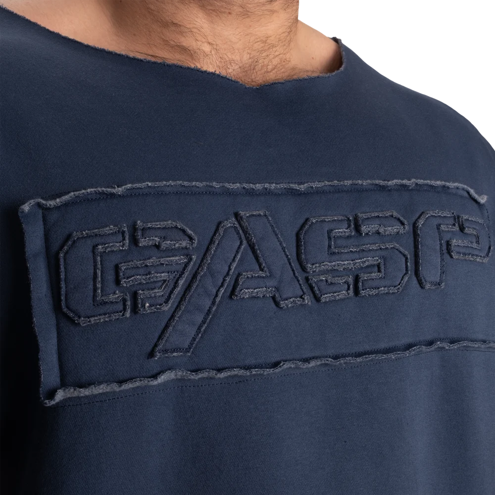 Raw Iron Tee, Washed Blue