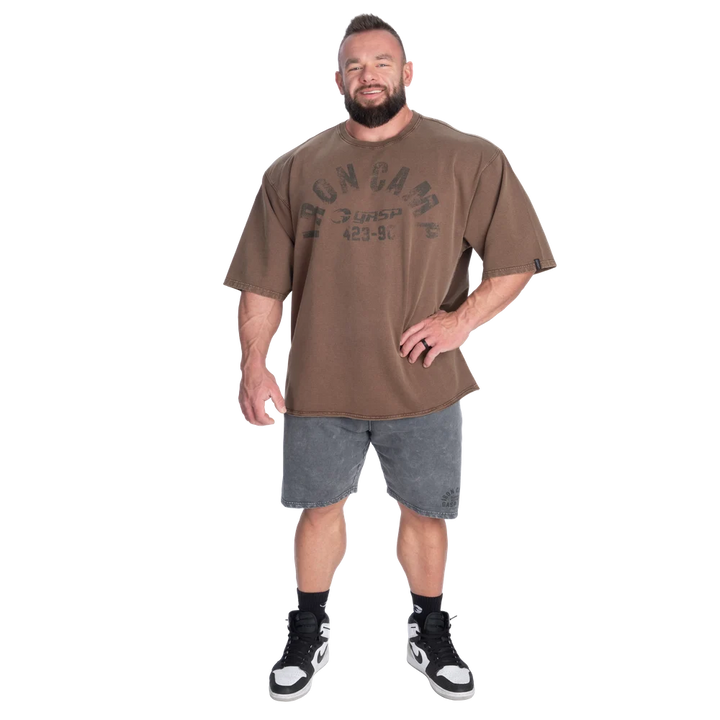 Iron Camp Iron Tee, Washed Timber