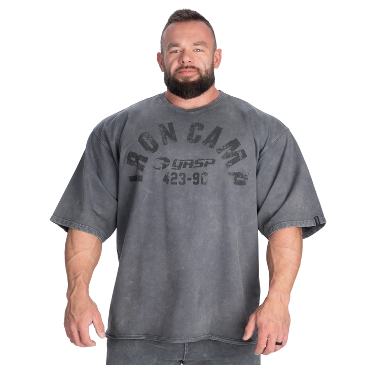 Iron Camp Iron Tee, Washed Black