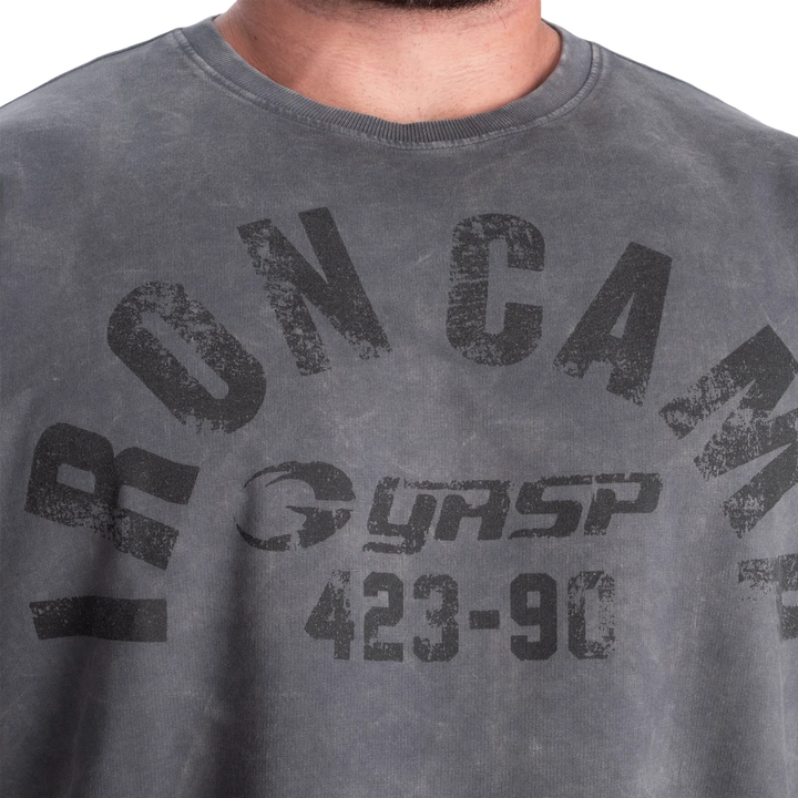 Iron Camp Iron Tee, Washed Black