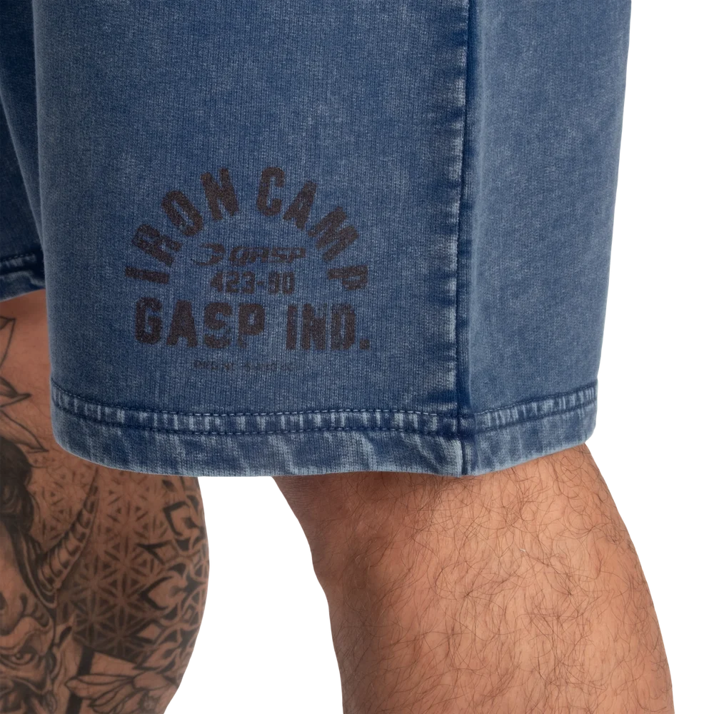 Iron Camp Dynamic Shorts, Washed Blue