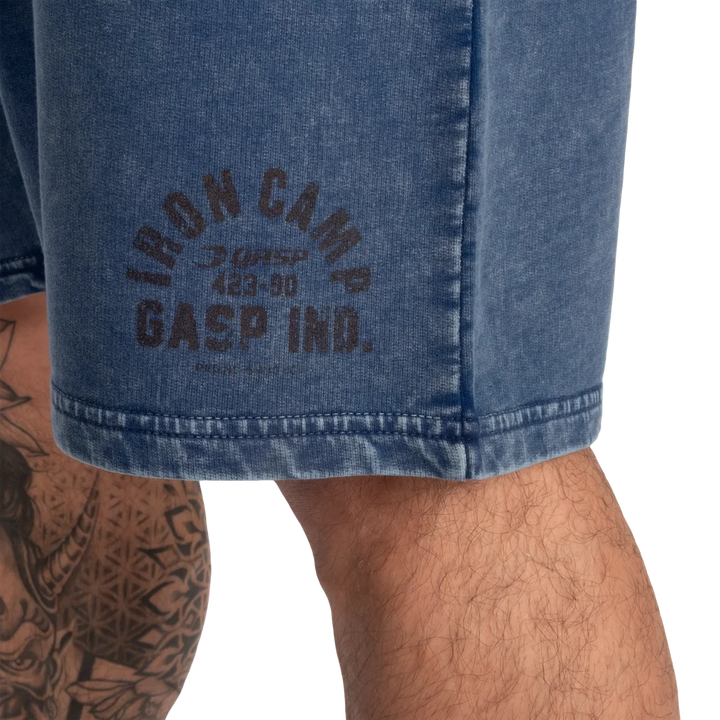 Iron Camp Dynamic Shorts, Washed Blue