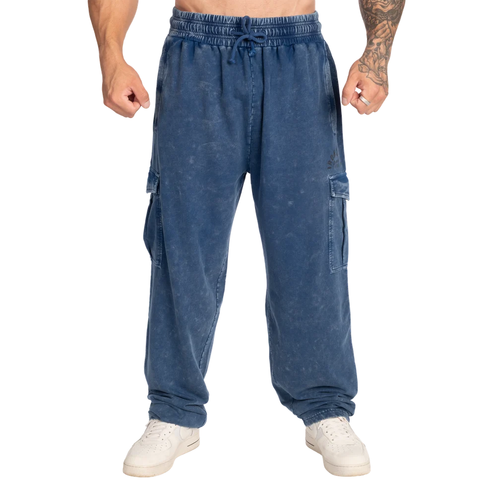 Iron Camp Baggy Pants, Washed Blue