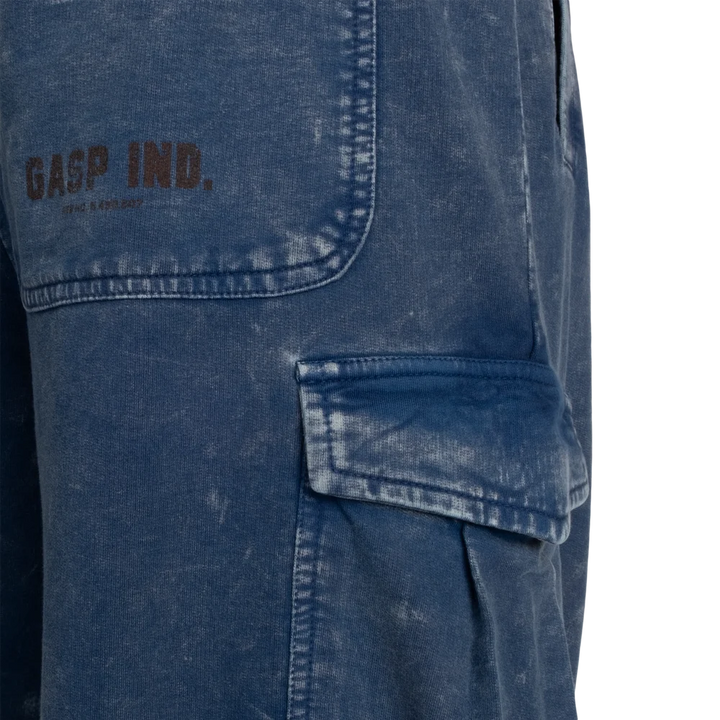 Iron Camp Baggy Pants, Washed Blue