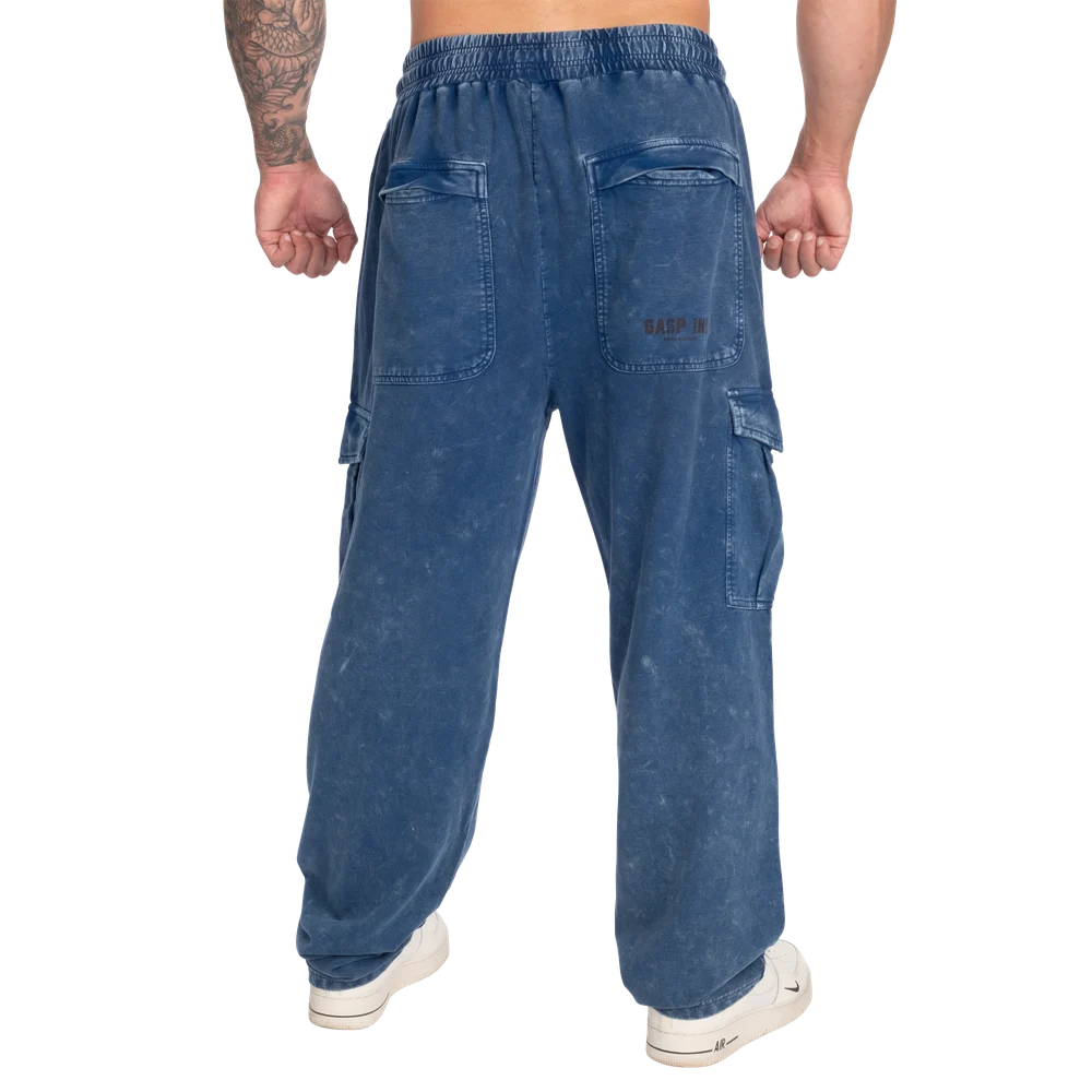 Iron Camp Baggy Pants, Washed Blue
