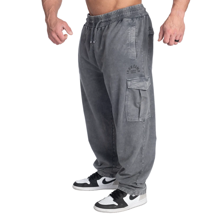 Iron Camp Baggy Pants, Washed Black