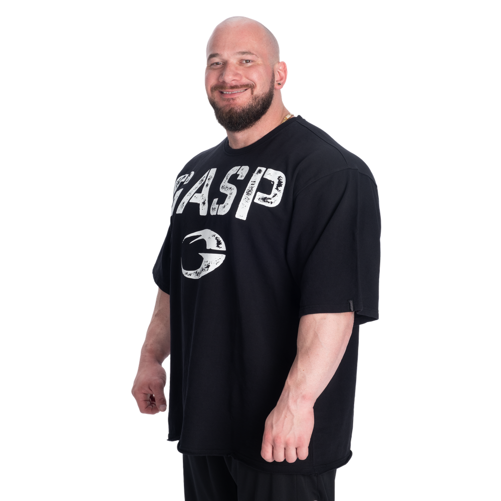 Heavyweight Iron Tee, Black/White