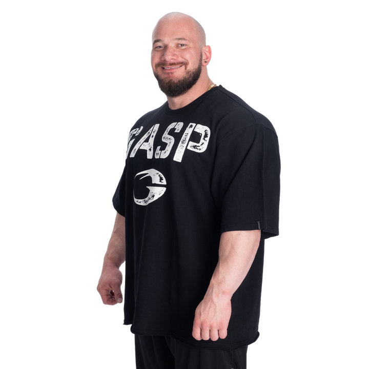 Heavyweight Iron Tee, Black/White