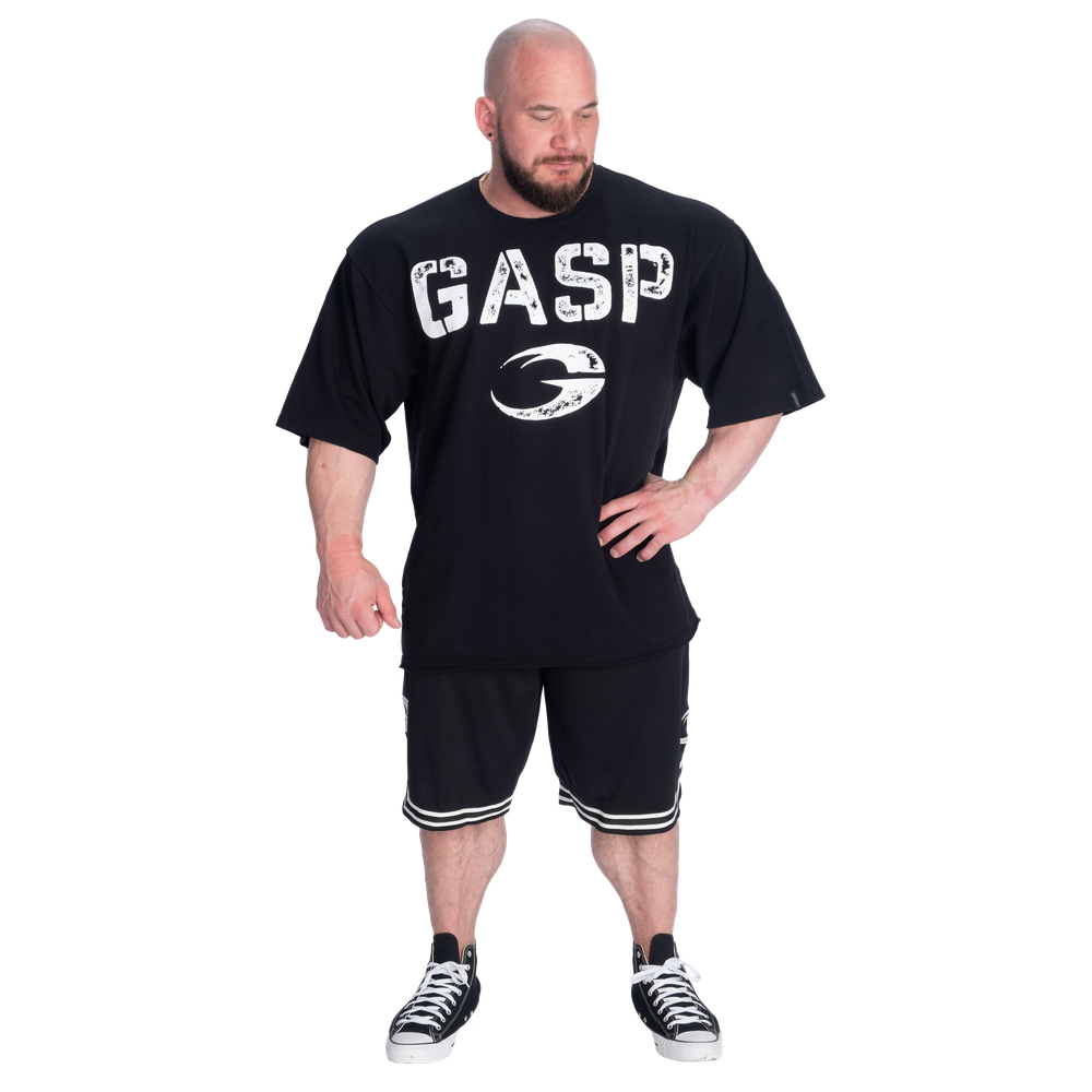 Heavyweight Iron Tee, Black/White