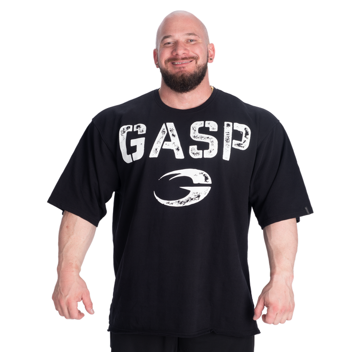 Heavyweight Iron Tee, Black/White
