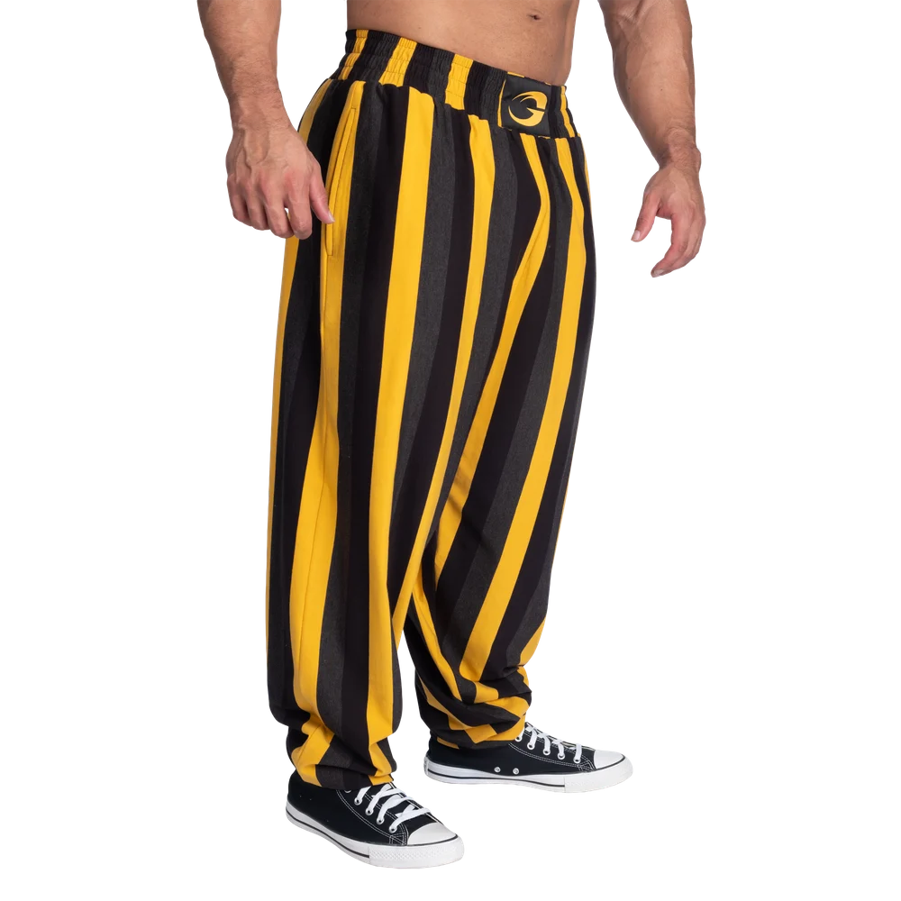 Gasp Gym Pant, Yellow/Grey/Black