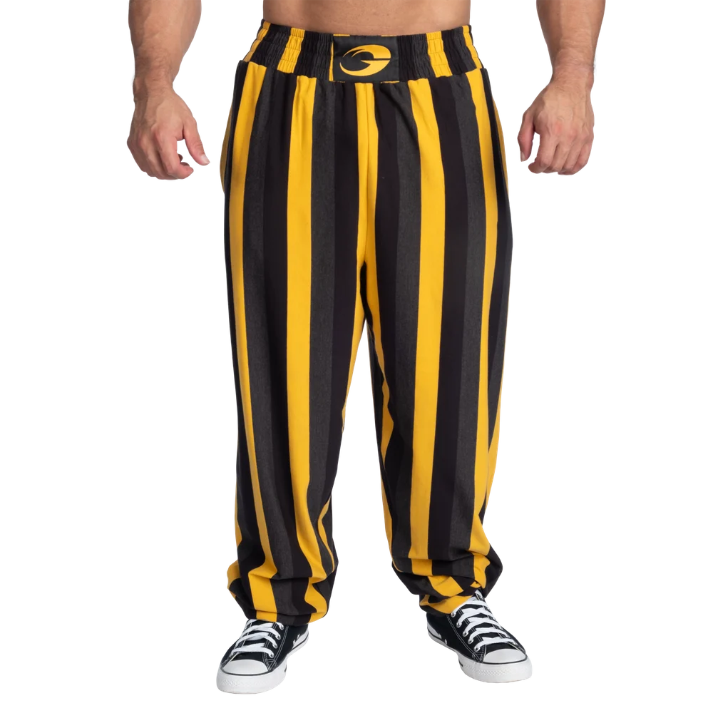 Gasp Gym Pant, Yellow/Grey/Black