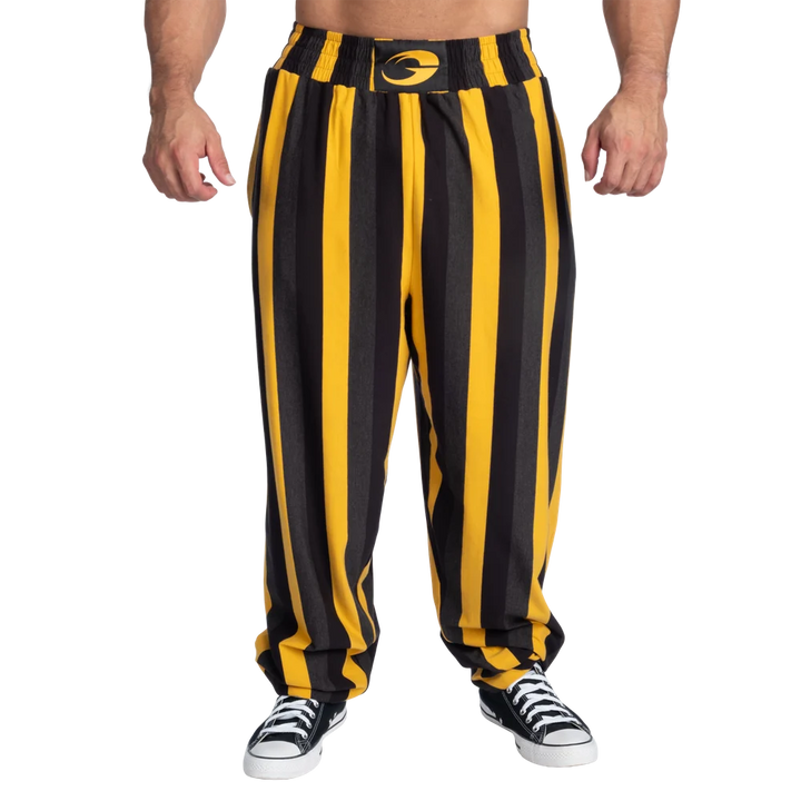 Gasp Gym Pant, Yellow/Grey/Black