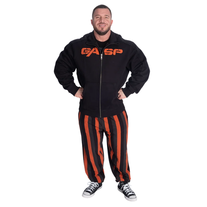 Gasp Gym Pant, Flame/Grey/Black