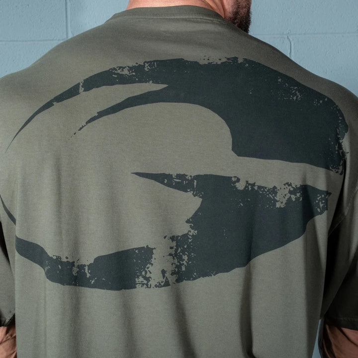 Rep Iron Tee, Washed Deep Forest