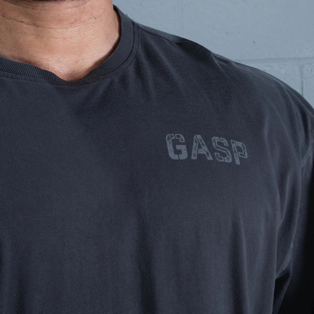 Rep Iron Tee,  Washed Black