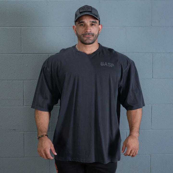 Rep Iron Tee,  Washed Black