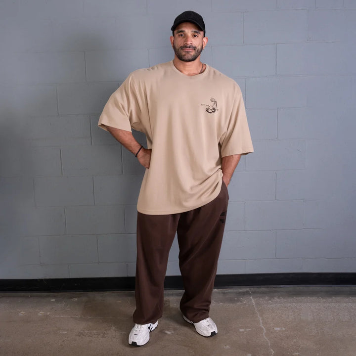 Muscle Iron Thermal Tee, Desert/Timber
