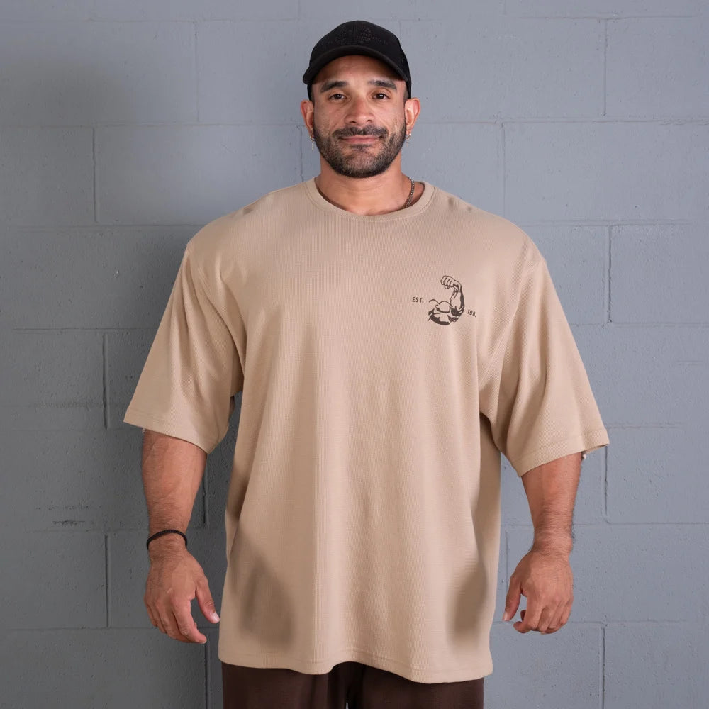 Muscle Iron Thermal Tee, Desert/Timber