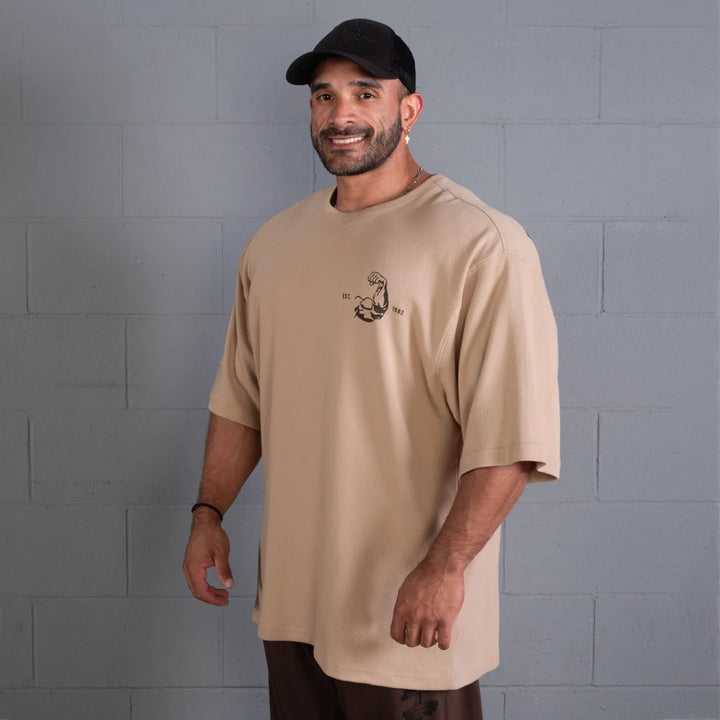 Muscle Iron Thermal Tee, Desert/Timber