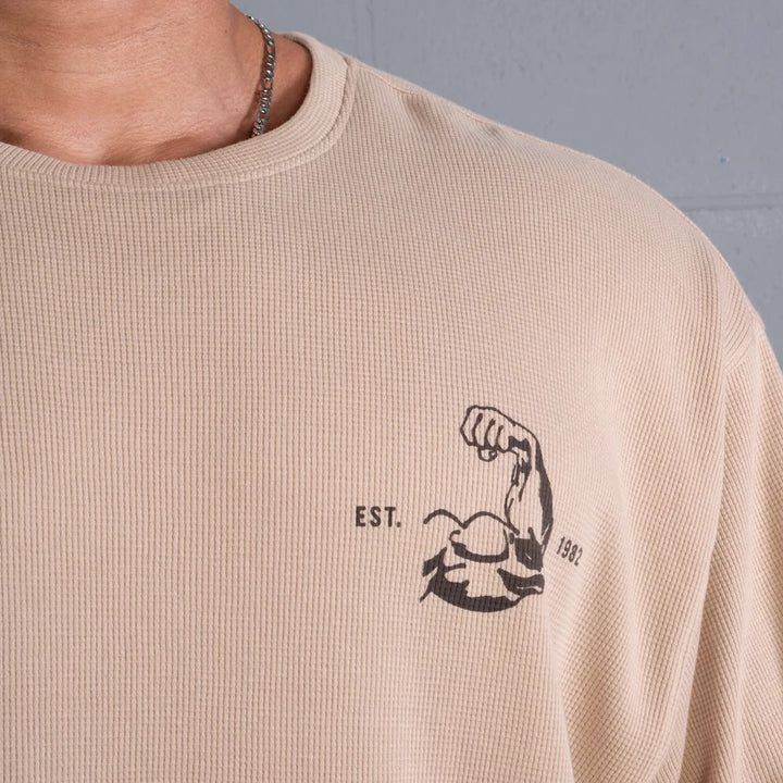 Muscle Iron Thermal Tee, Desert/Timber