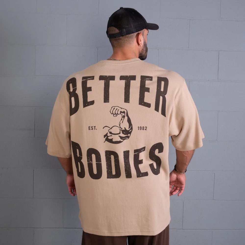 Muscle Iron Thermal Tee, Desert/Timber