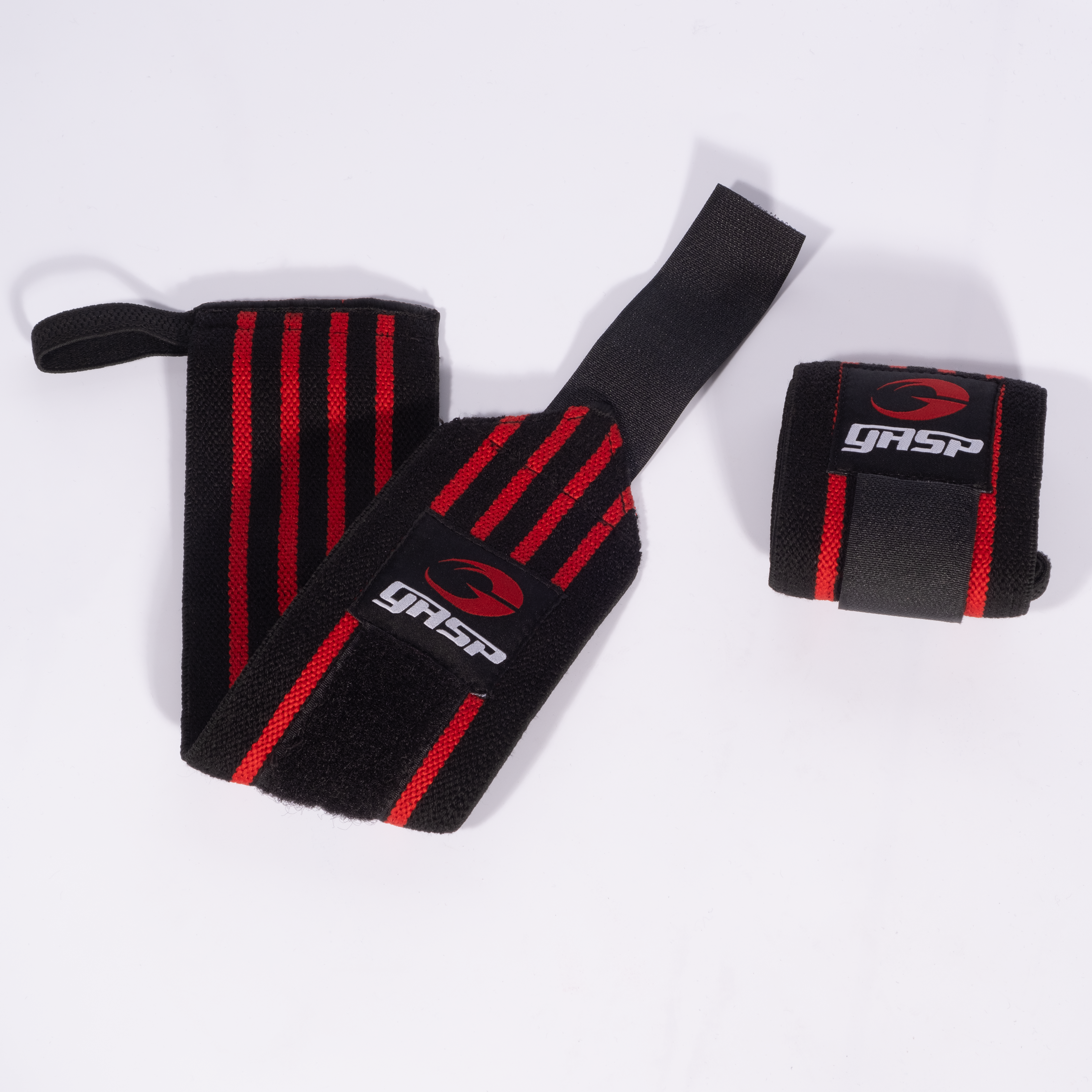 Hardcore Wrist Wraps, Black/Red