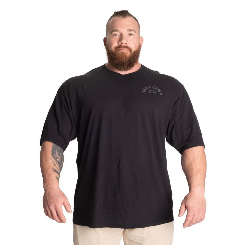 Slub Iron Tee, Washed Black - MUSL BUDDIES