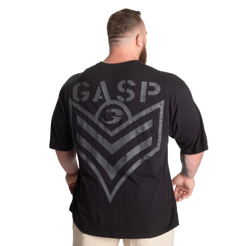 Slub Iron Tee, Washed Black - MUSL BUDDIES