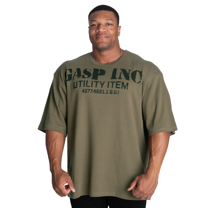 Iron Thermal Tee, Washed Green