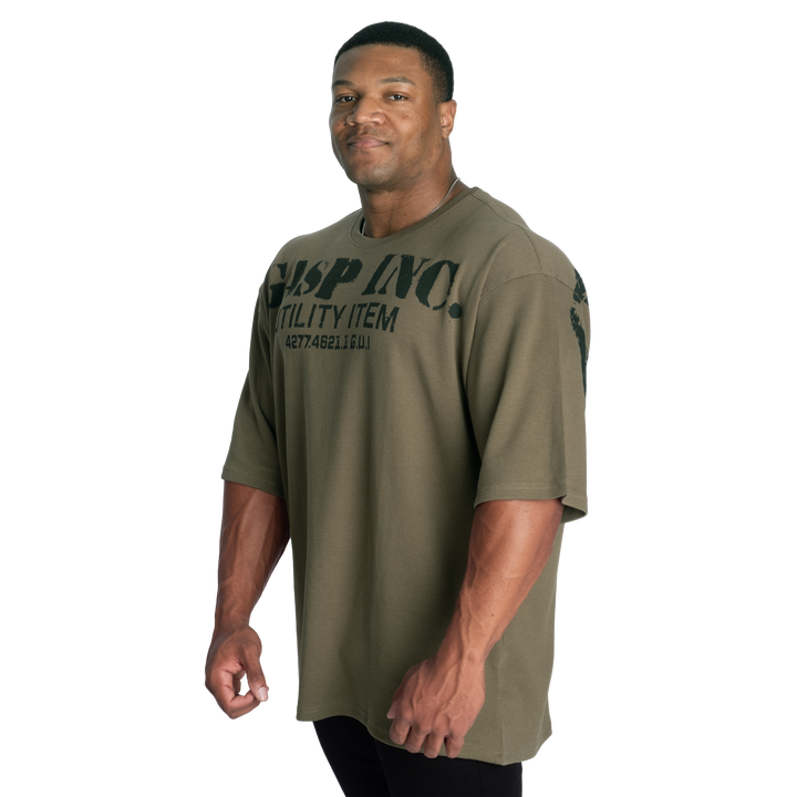 Iron Thermal Tee, Washed Green