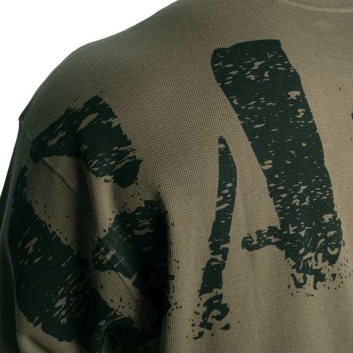 Iron Thermal Tee, Washed Green