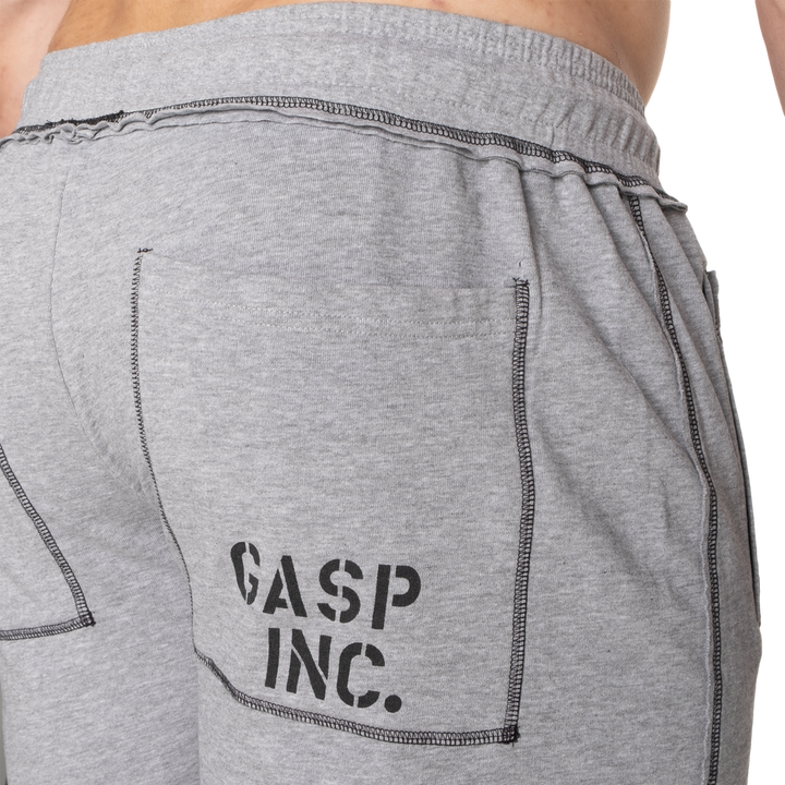 Division Sweatshorts, Light Grey Melange - MUSL BUDDIES