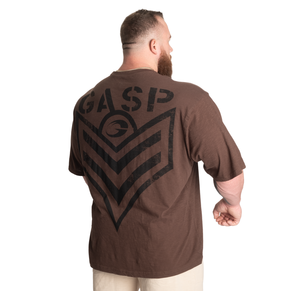 Slub Iron Tee, Washed Timber - MUSL BUDDIES