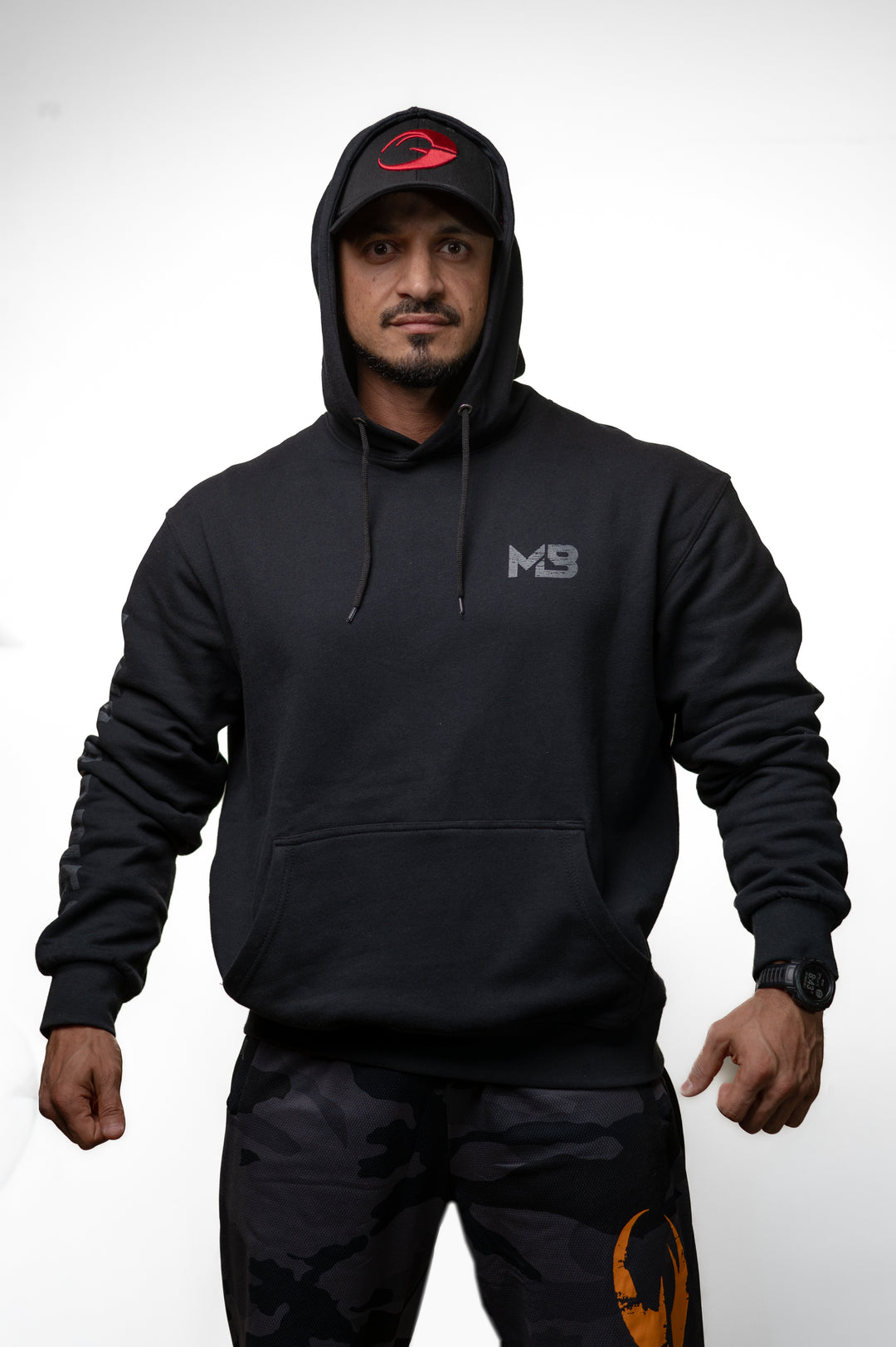 MB Hardcore Oversized Hoodie, Black