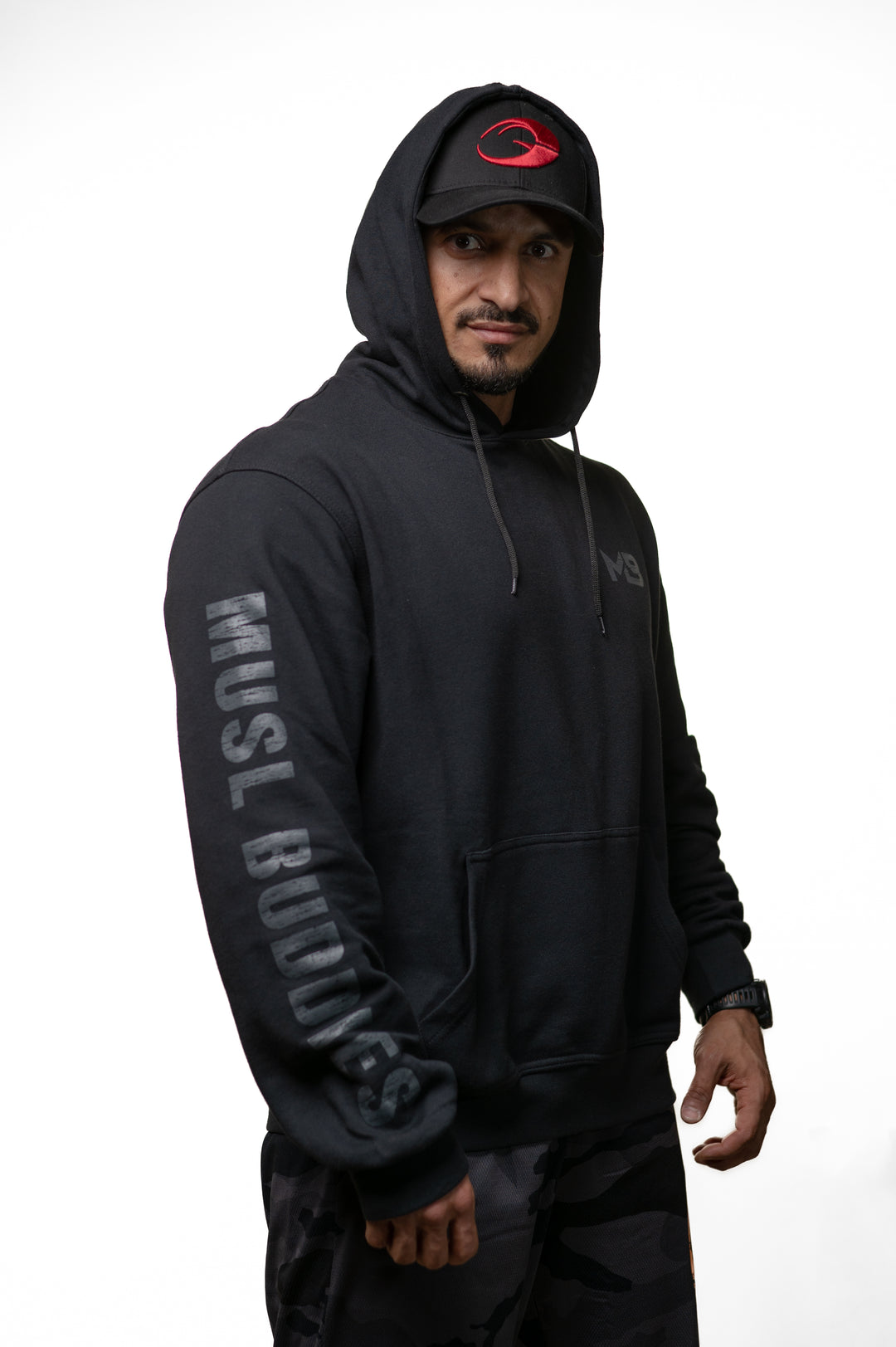 MB Hardcore Oversized Hoodie, Black