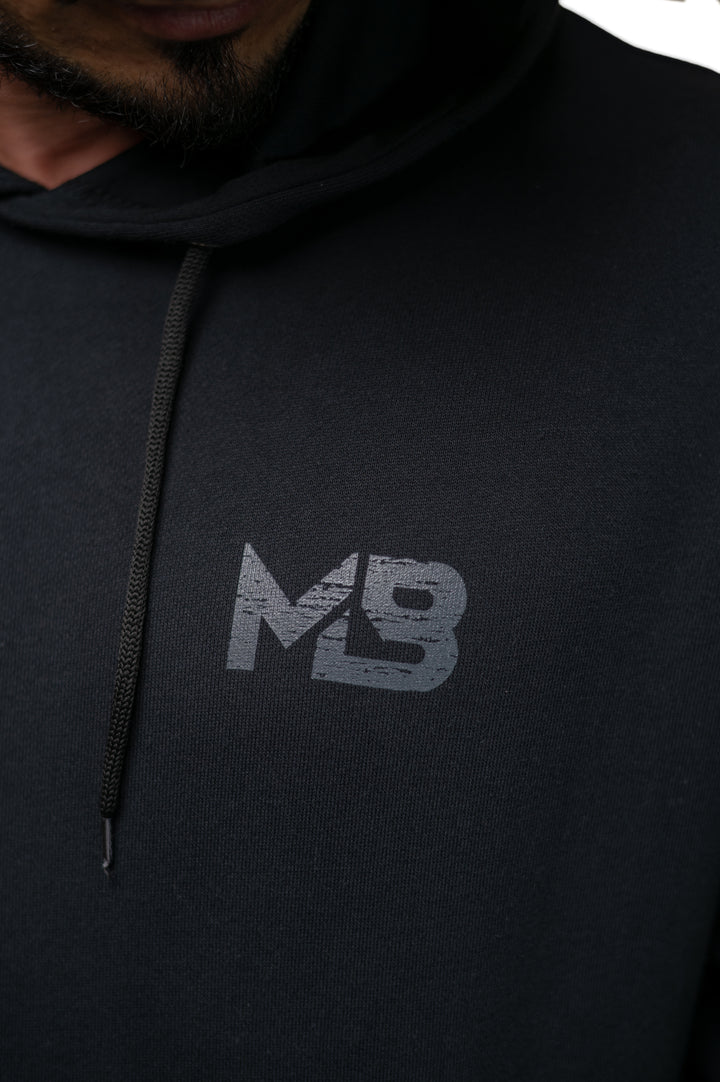MB Hardcore Oversized Hoodie, Black