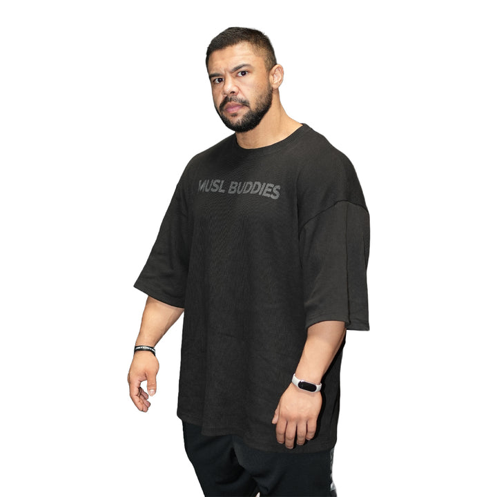 MB Thermal Oversized Tee, Black