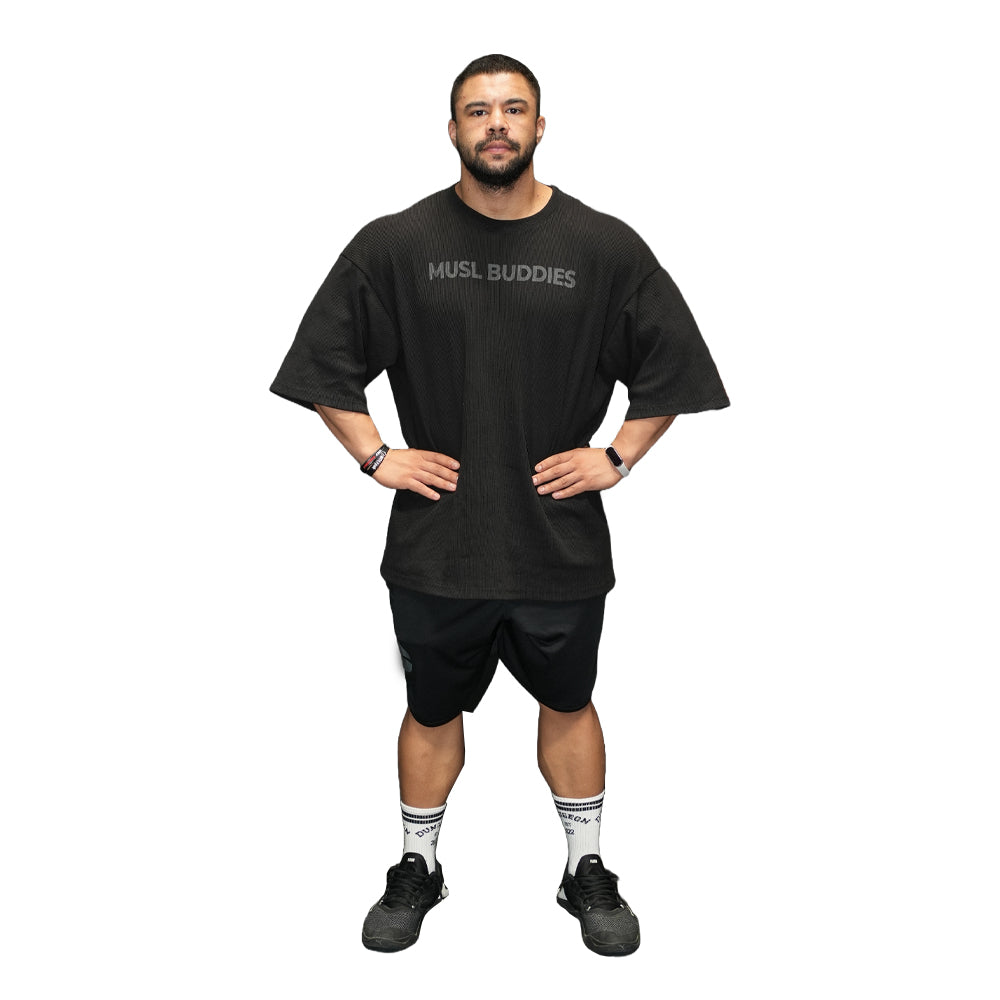 MB Thermal Oversized Tee, Black